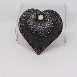 CUORICINO IN PELLE PORTACHIAVI CON LOGO
