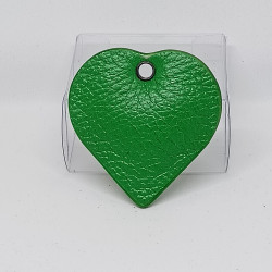 CUORICINO IN PELLE PORTACHIAVI CON LOGO
