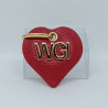 CUORICINO IN PELLE PORTACHIAVI CON LOGO