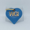CUORICINO IN PELLE PORTACHIAVI CON LOGO