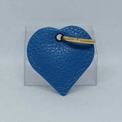 CUORICINO IN PELLE PORTACHIAVI CON LOGO