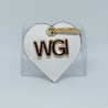 CUORICINO IN PELLE PORTACHIAVI CON LOGO