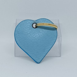 CUORICINO IN PELLE PORTACHIAVI CON LOGO