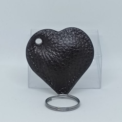 CUORICINO IN PELLE PORTACHIAVI CON LOGO